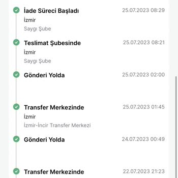 Trendyol Express Benden Habersiz İade İşlemi Başlatıldı Diyor