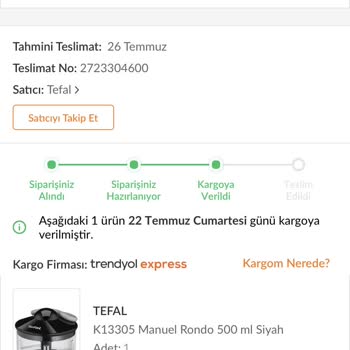 Trendyol Express Benden Habersiz İade İşlemi Başlatıldı Diyor