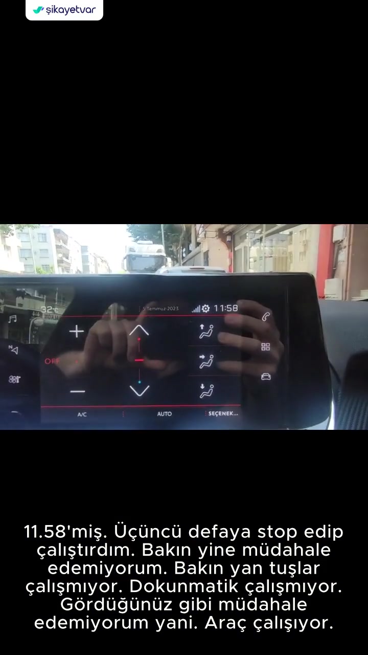 27.04.2023 Satın Almış Olduğum Peugeot 208 Multimedya Donma Sorunu videonun kapak resmi