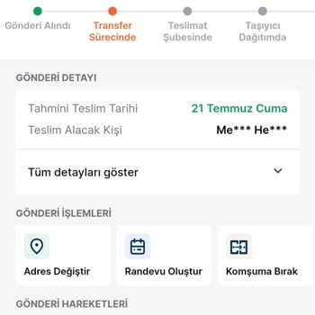 Trendyol Express Kargom 9 Gündür Hareketsiz
