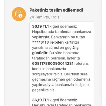 Hepsiburada Dağıtımdaki Ürünleri Otomatikmen İptal Etmesi