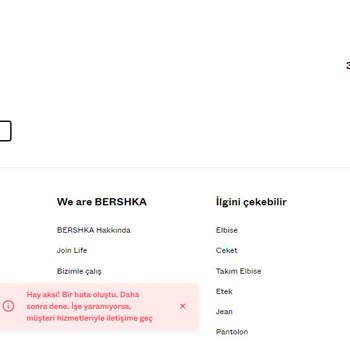 Bershka İndirimden Aldığım Ürünü Göndermiyor