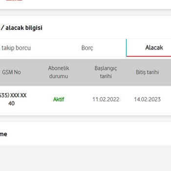 Vodafone Haksız Alınan Bedel İadesi
