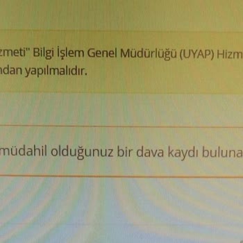 UYAP İsimli Şüpheli Mesaj
