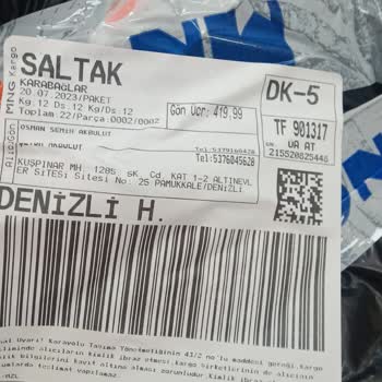 MNG Kargo 2 Poşetten Biri Kayıp