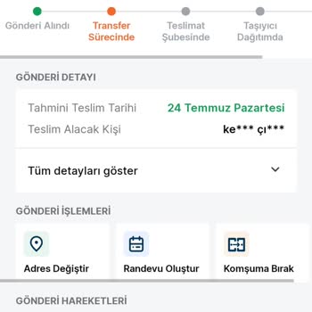 Trendyol Süresi Geçip Teslim Edilemeyen Kargo