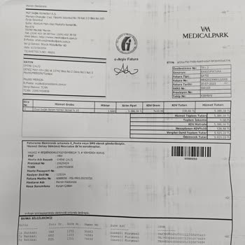 Medical Park Hastanesinde Yanlış Fatura İşlemi