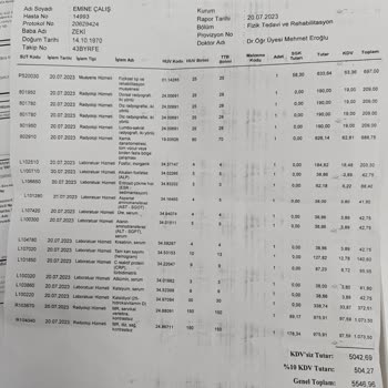 Medical Park Hastanesinde Yanlış Fatura İşlemi