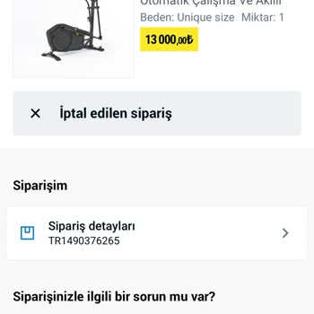 Decathlon Teslim Edilemeyen Ürün