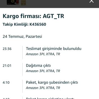 AGT Kurye Siparişleri Teslim Etmiyor, İadeye Yolluyor!