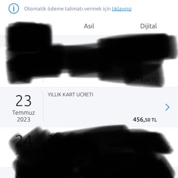 Yapı Kredi Bankası Yıllık Kart Ücreti