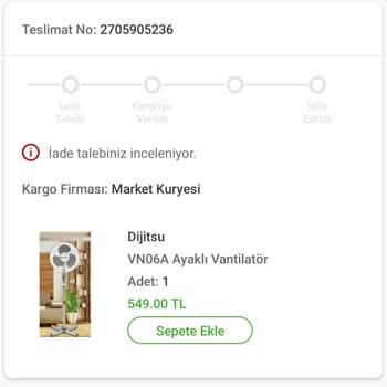 Carrefour SA Trendyol Market İade Kabusu Bir Türlü Sona Ermiyor!