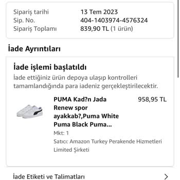 Amazon'dan Verdiğim Sipariş Yerine Başka Birinin Siparişi Gönderildi
