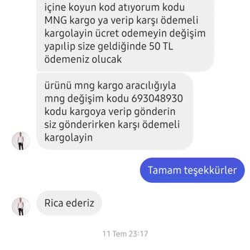Fitmia.store Fitmia Yanlış Ürün Ve (kargo) Değişim Problemi Giderilmedi.