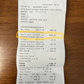 David Jones Marka Çanta İade Problemi