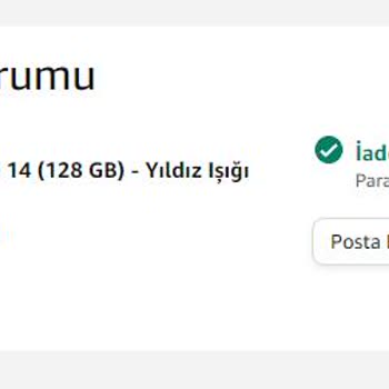 Amazon.com.tr Ürün Teslimatını 2 Aydır Yapmamaktadır İPhone 14 128Gb