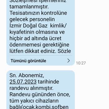 İzmir Doğalgaz Verilen Tarihte Keyfi Olarak Gaz Bağlanmadı