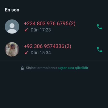 WhatsApp'tan Yabancı Numaraların Mesaj Atıp Araması