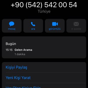 Vodafone'DAN Arıyorum Diyerek İnsanları Bu Numaradan Arıyorlar