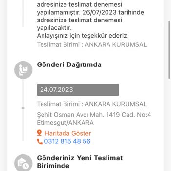 MNG Ankara Kurumsal Şube Sorumsuzluğu Ve Yaratılan Mağduriyet