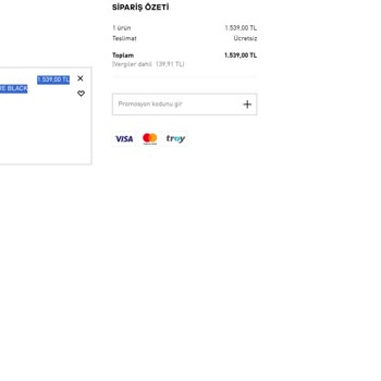 Adidas - Yeni Sipariş İçin İade Edilen Ürünün Fiyatının Korunması