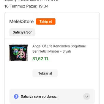 Melek Store Kayıp Kargo Hak