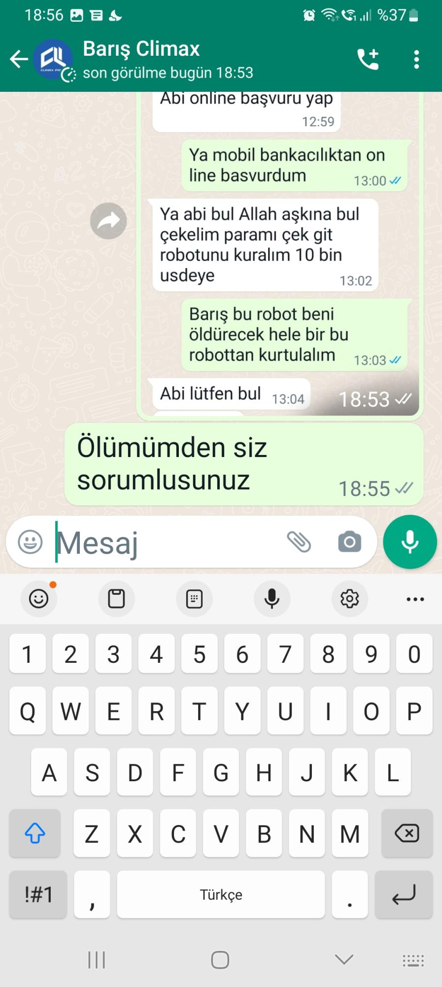 Climax Prime Forex Te Derya Uzun Ve Barış İn Mağduruyum. Şikayetvar