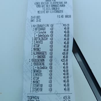 Burger King Fazla Ücret Temini
