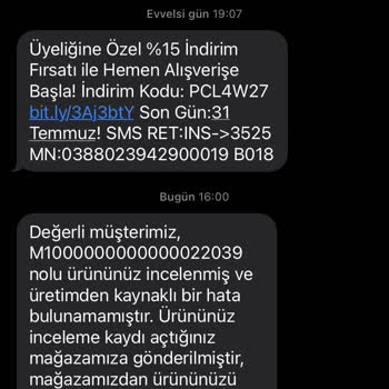 In Street Garanti Değişim Hatası