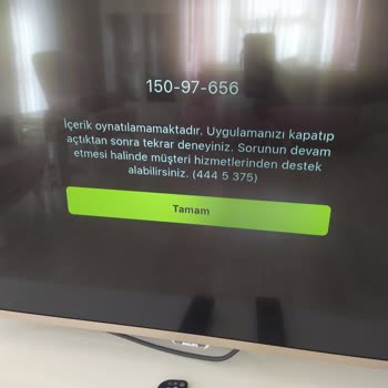 Türk Telekom Tivibu Hata Kodu