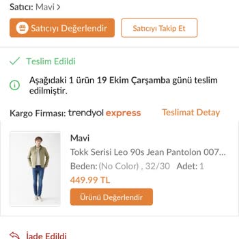 Mavi Jeans Kotta Erime