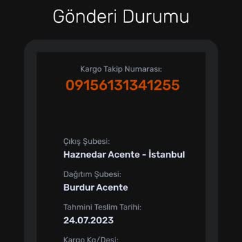 Sürat Kargo Kargom Gelmiyor Yardımcı Olunması Lazım