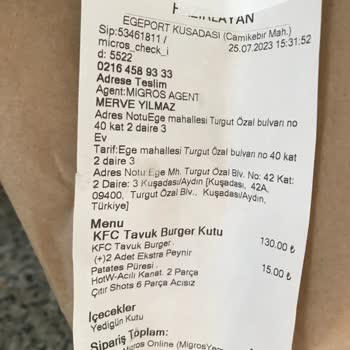 KFC Bozuk Ürünler Özensizlik
