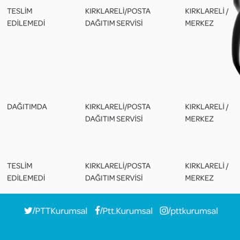 PTT Kargo'nun. Kafasına Göre Adres Değiştirmesi, Kargomu Getirmemesi