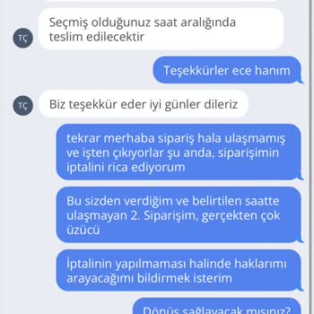 Taze Çiçek (tazecicek.com) Çiçek Teslim Edilmedi