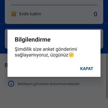 LCW Kazanıyorum Uygulaması Bana 1 Senedir Anket Gelmiyor