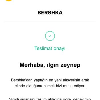 Bershka Siparişim Benden Bağımsız İptal Edildi Ve Param Yatmadı