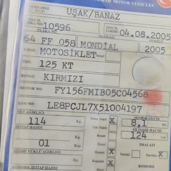 TEB Cetelem Motosiklet Üzerindeki Rehinin Kaldırılması