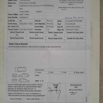 Doğan Trend Otomotiv Mg Zs Otomobil Yedek Parça Bulunmaması Ve Temin Edilememesi