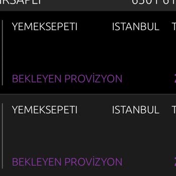 Yemeksepeti Kartımdan 1 Sipariş İçin 2 Kez Para Çekti