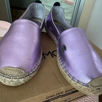 Derimod'dan Aldığım Lila Renk Espadril Ayakkabıda Yaşadığım Sorun