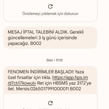 Hepsiburada İzinsiz Kampanya SMS'leri
