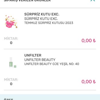 Watsons Sürpriz Kutu İptali