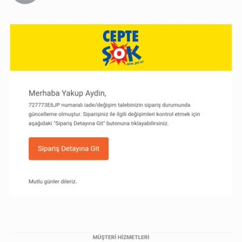 Şok Market Mobil TV Satıyor, Sonra İptal Edip İade Mesajı Atıyor
