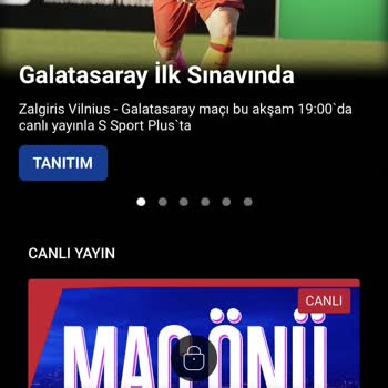 S Sport Bugün Üyelik Problemi
