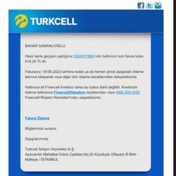 Turkcell Cayma Bedeli Belirtilmeden Cayma Bedeli Yansıtılması