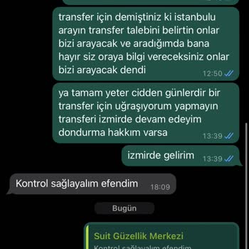 Suit Güzellik Merkezleri Suit Güzellik Merkezinden Aldığım Lazer Epilasyon Hizmetinde Sorunlar Yaşadım