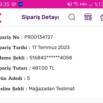 Gratis Mobil Uygulamadan Yaptığım Alışverişimin Gecikmesi