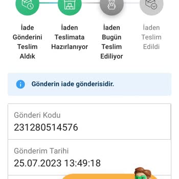 Watsons Ürünü Teslim Etmeyip İade Olarak Geri Gönderdi