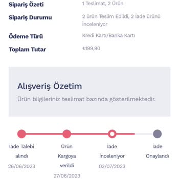 Penti 1 Aydır İade Paramı Vermiyor!